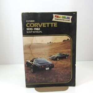Clymer Corvette 1970-1982 Shop Manual Full Color Troubleshooting Section A146